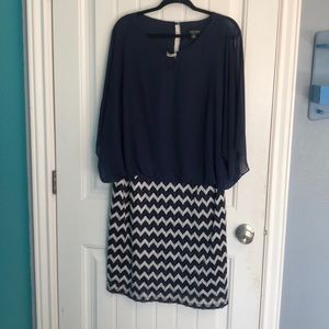 Navy blue, formal dress